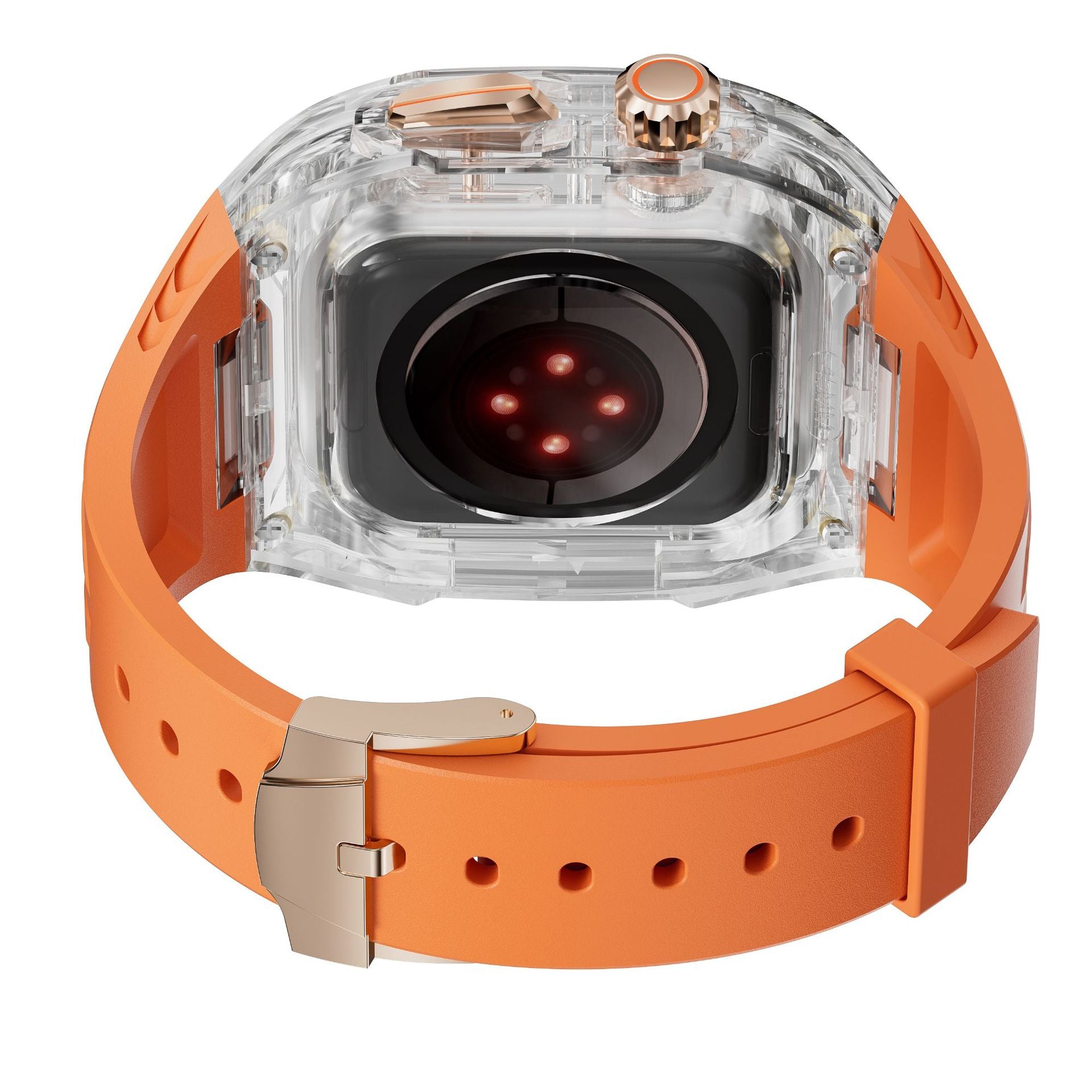 Compatible with Apple Watch 7/8/9 Transparent Protective Case